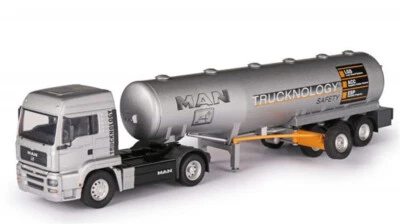 Conrad FOR MAN TGA tank semitrailer with safety tank trailer 1:50 DIECAST Model - Image 1 of 4