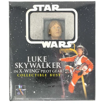 GENTLE GIANT STAR WARS LUKE SKYWALKER X-WING PILOT 1/6 BUST 2004 NEW RARE PROMO! - Image 1 of 4
