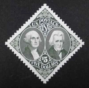 SFSTAMPS US Scott 2592 WASHINGTON & JACKSON $5 ISSUE STAMP MNH 1994 - Picture 1 of 1