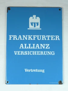 Emailschild "Frankfurter Allianz Versicherung Vertretung" Schild - Bild 1 von 4