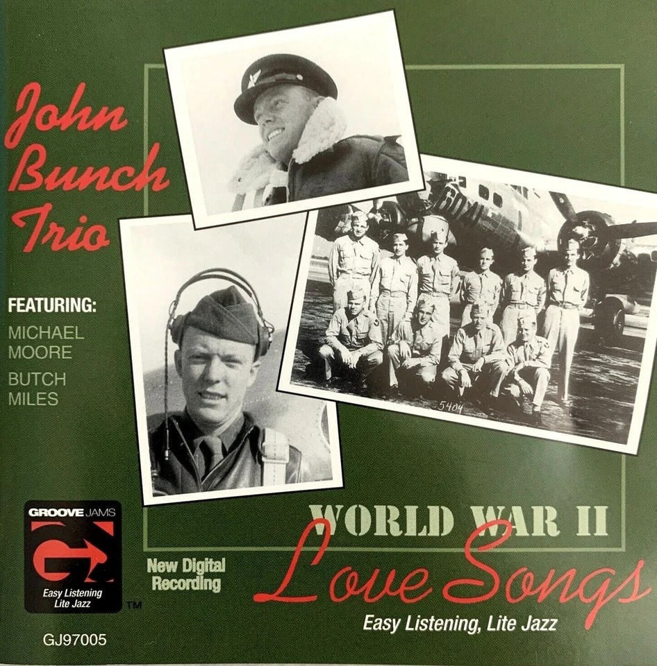 John Bunch Trio - Love Songs WWII CD 1998 Groove Jams Jazz GJ97005 VG+ Foto 1 de 4