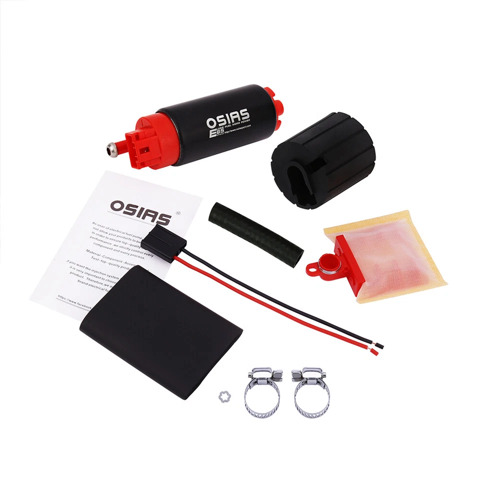 255LPH High Performance EFI Fuel Pump & Kit Replaces GSS341 - Image 1 of 4
