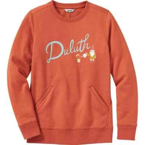 Nueva con etiquetas Duluth Trading Co Mujer Jardín Logotipo Sudadera en Arcilla Horneada Talla M - Imagen 1 de 5