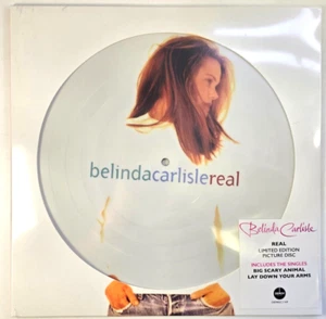 Belinda Carlisle Real LP Album vinyl record limited picture disc 2024 on Demon - Picture 1 of 12