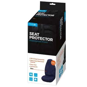 Blue Waterpoof Seat Protector Airbag HD Universal Fit Heavy Duty Easy Clean - Picture 1 of 5