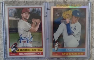Roki Sasaki REFRACTOR & Del Castillo Certified Autograph - Dodgers Diamondbacks - Bild 1 von 23