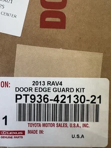 Door Edge Guard Toyota Rav-4 8X7 Blue PT936-42130-21 Right Front Passenger - Picture 1 of 3
