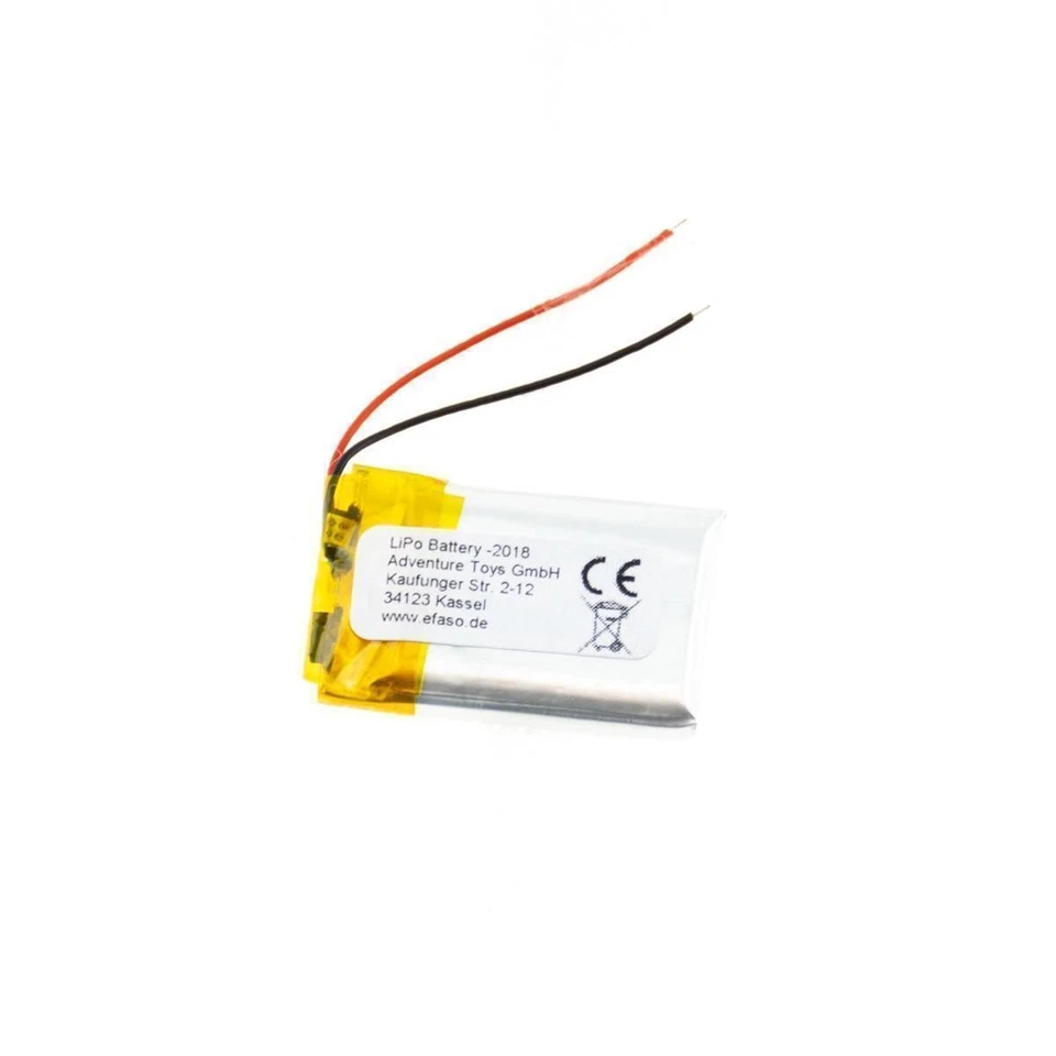 efaso Akku 3,7V 240mAh Li-Po ohne Stecker passend für Mini Helikopter - Bild 1 von 1