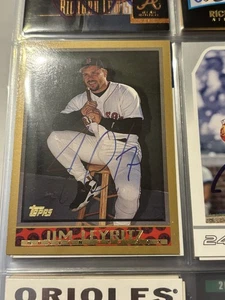JIM LEYRITZ AUTOGRAPHED SIGNED 1998 TOPPS CARD BOSTON RED SOX COA - Picture 1 of 1