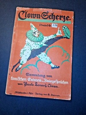 1920c buch CLOWN SCHERZE Paolo Lenary Entrées für Circus cirque circo livre book - Bild 1 von 4