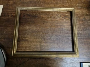 cornice legno bronzo Italia XX Sec. 38x49,3 luce C5 ^ - Imagen 1 de 11