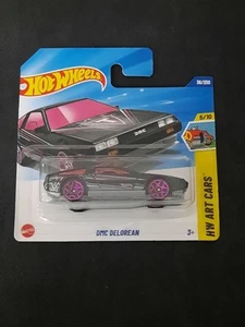 2025 Hot Wheels DMC Delorean Short Card - Picture 1 of 8