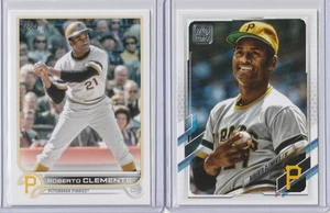 LOT ROBERTO CLEMENTE IMAGE VARIATION SP 2022 TOPPS UPDATE US21 2021 SERIES 1 130 - Picture 1 of 2