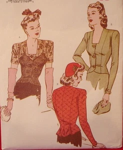 SEWING PATTERN Butterick 6701 OOP RETRO BLOUSE TOP size 12 14 16 Bust 34-38 - Picture 1 of 2