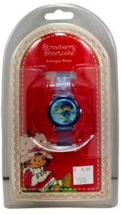 Strawberry Shortcake Blueberry Muffin Uhr Analog Blau Band Armband Vintage - Bild 1 von 13