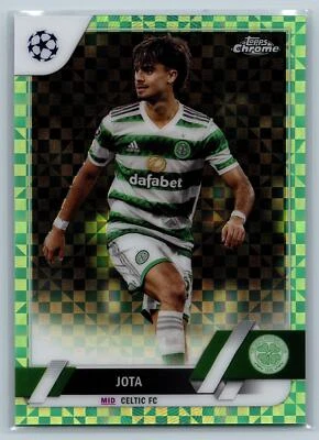 Jota 2022-23 Topps Chrome UEFA Neon Green X-Fractor SN #/399 #17 - Image 1 of 2
