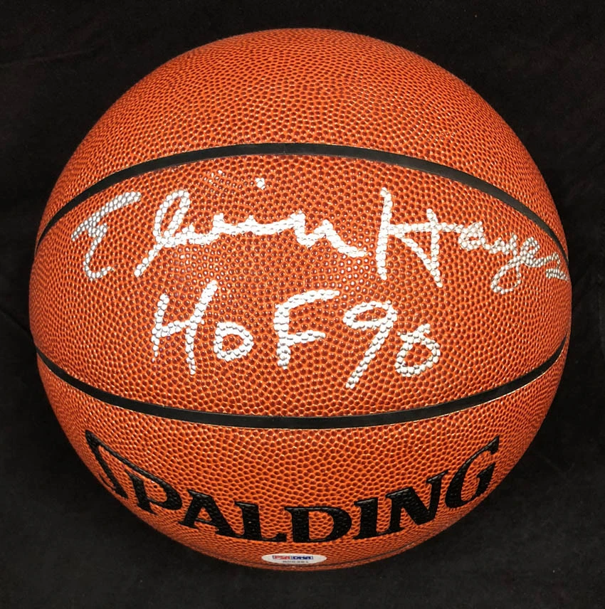 Elvin Hayes SIGNED I/O Basketball +HOF 90 Washington Bullets PSA/DNA AUTOGRAPHED - Image 1 of 3