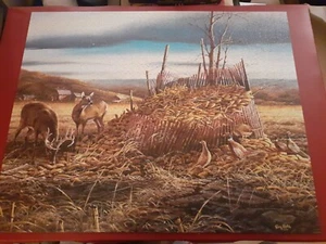 Sharing The Bounty Terry Redlin 1000pc Jigsaw.White Mountain Puzzles.Made in USA - Picture 1 of 11