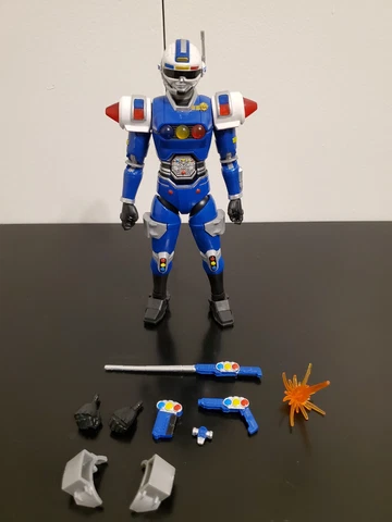 Hasbro Power Rangers Lightning Collection Deluxe TURBO BLUE CENTURION Figure Cover