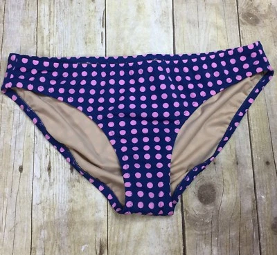 NUEVO CON ETIQUETAS NUEVO BIKINI J CREW GRID DOT A1505 TRAJE DE BAÑO PANTALONES RSP AZUL ROSA TALLA S PEQUEÑO  Foto 1 de 2