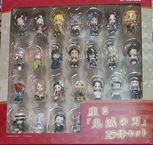 (NUEVO) Juego de 25 figuras sentadas de Demon Slayer: Kimetsu no Yaiba de Japón - Imagen 1 de 4