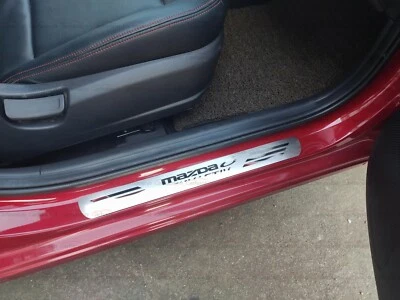 Protector de umbral de puerta de acero inoxidable para Mazda 6 accesorios placa de desgaste 14-2019  Foto 1 de 4