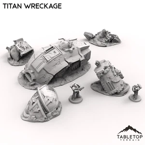 Titan Wreckage - Mesa de Wargaming Gótica Grimdark - Imagen 1 de 11