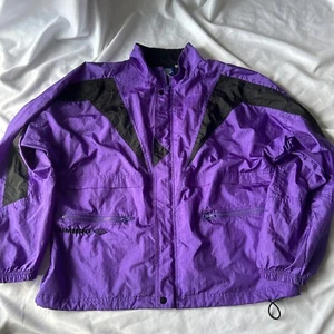 Vintage Purple Large Umbro Windbreaker Jacket Zip Up Zipper - Picture 1 of 9