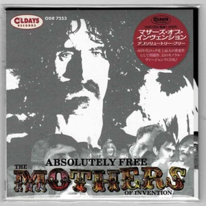 THE MOTHERS OF INVENTION "Absolutely Free" JAPAN CD 2023 FRANK ZAPPA *SEALED” - Picture 1 of 2