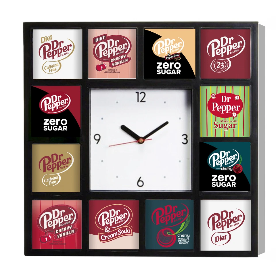 Reloj Dr. Pepper Flavors Cereza Vainilla Crema Dieta Variedad Pack con 12 fotos Foto 1 de 4