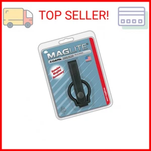 MagLite ASXC046Maglite Black Plain Leather Belt Holder for C-Cell Flashlight - Picture 1 of 2