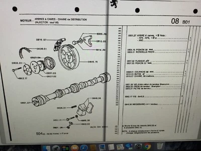 Used  PEUGEOT 504 505 j7 j9 CAMSHAFT sprocket pignon 38t 080515 80515 xn1 xn2 - Image 1 of 4