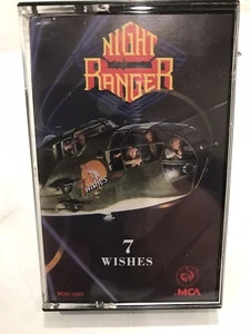 night ranger 7 wishes cassette mint 1985 MCA records - Picture 1 of 8