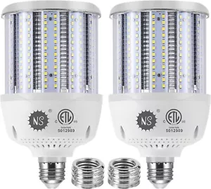 2PACK LED Corn Light Bulb, 80W E39 Mogul 12000 LM 5000K 250W HPS /MH Replacement - Picture 1 of 6
