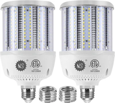 2PACK LED Corn Light Bulb, 80W E39 Mogul 12000 LM 5000K 250W HPS /MH Replacement - Image 1 of 4