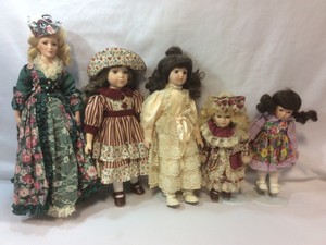 muñecas de porcelana coleccionables