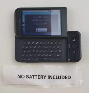 HTC Dream Google G1 (DREA100) (T-Mobile) schwarz Android Smartphone - J5175 - Bild 1 von 8