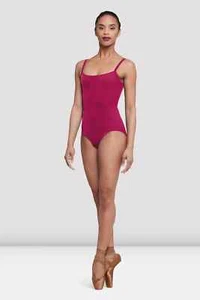 Bloch Dance Ladies Scoop Neckline Camisole Leotard Magenta L5267 Size Small UK 8 - Picture 1 of 3