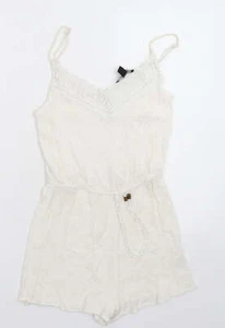Mono para mujer Atmosphere blanco poliéster de una sola pieza, talla 8 - Imagen 1 de 12