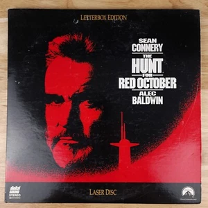 The Hunt For Red October Laserdisc LD Movie Letterbox Sean Connery Alec Baldwin - Picture 1 of 6