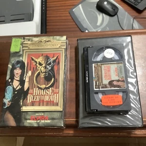 BETA Elvira The House That Bled to Death NOT VHS Big Box 1985 BETAMAX - Picture 1 of 6
