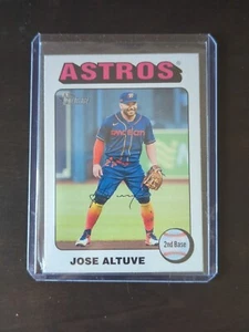 JOSE ALTUVE 2024 Topps Heritage variante bordo bianco #238 - Houston Astros - Foto 1 di 2