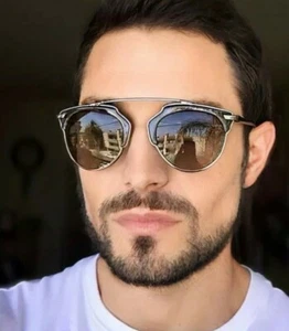 Modische futuristische Bar Metall Pilotenbrille So Real Hipster Herren WaYfar Sonnenbrille 9601 - Bild 1 von 14