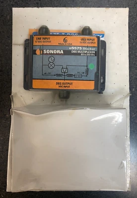 SONORA US575 Stacker DBS Multiplexer Polarity Stacker w/Power Supply NEW Sealed - Image 1 of 2