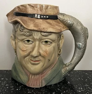 Large Character Jug Toby Anthropomorphic Pitcher Poacher Fisherman English - Picture 1 of 5