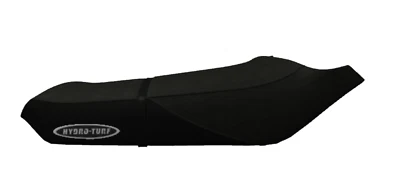 Cubierta de asiento Hydro-Turf Yamaha WaveRaider 700/760/1100 vinilo negro/negro CF Em Foto 1 de 4