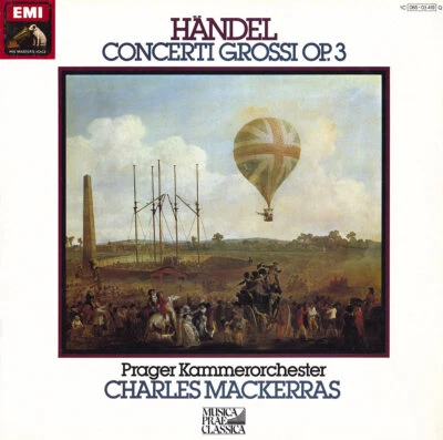HANDEL Concerti Grossi 1-6 MACKERRAS Prague ChO EMI C065-3419 Quadro LP 1978 Rec - Image 1 of 3