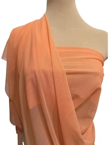 POWER MESH STRETCH CANTALOUPE 58" WIDE BTY DANCE, GIMNASIA, CONCURSO, MANUALIDADES, - Imagen 1 de 1