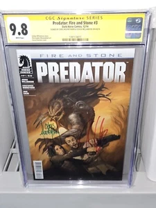 Predator: Fire and Stone #3 CGC SS 2x firma autógrafo MOONEYHAM & WILLIAMSON - Imagen 1 de 7