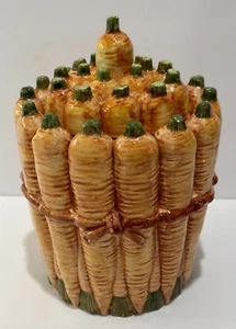 Nove barattolo carota ceramica italiana con coperchio San Marco, Italia William Sonoma - Foto 1 di 16